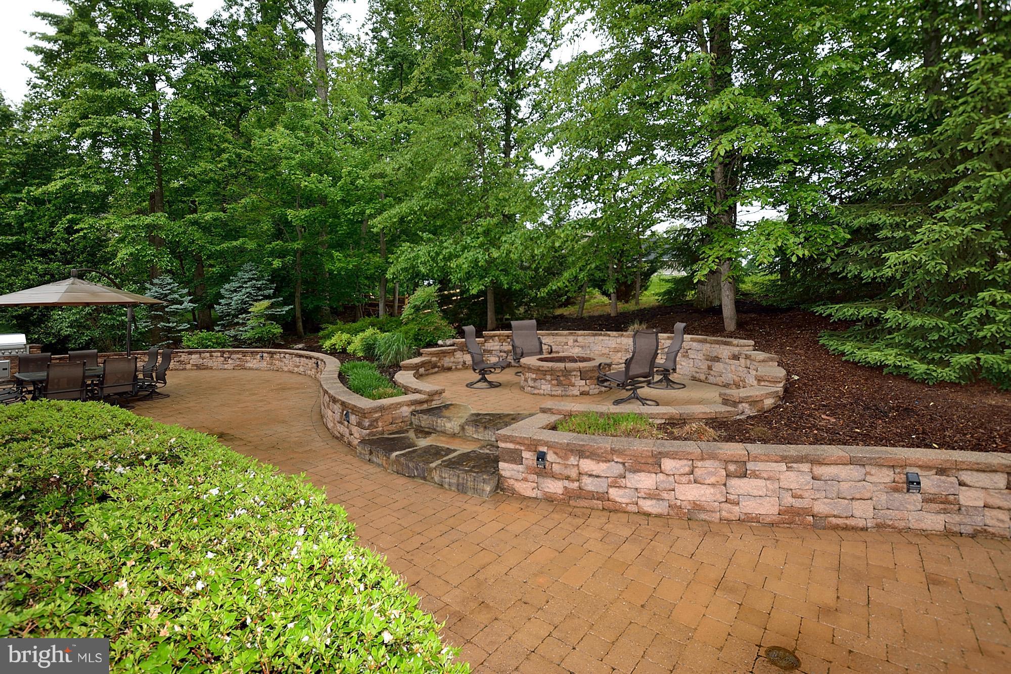8834 Rommel Drive Lorton, VA 22079 - Photo 2 of 30 French Drains Behind Stone Retaining Walls