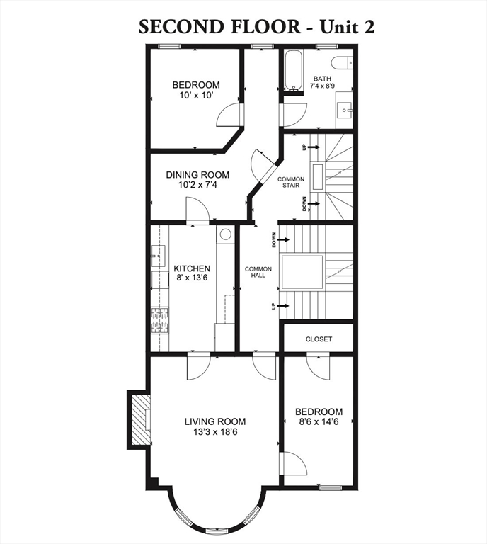 1485 Beacon Street, Unit 2 Brookline, MA 02446 - Photo 13 of 13