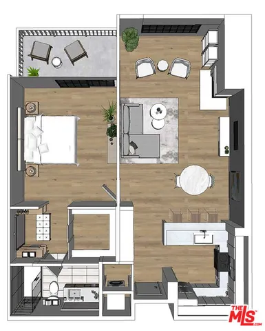 image of a bathroom with a sink and a mirror