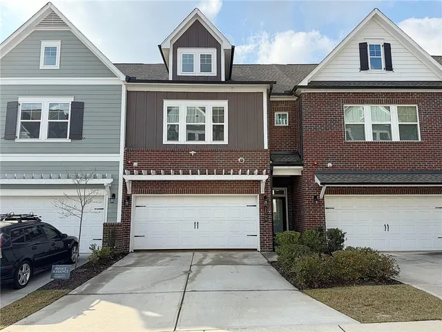 a front view of a house with entryway