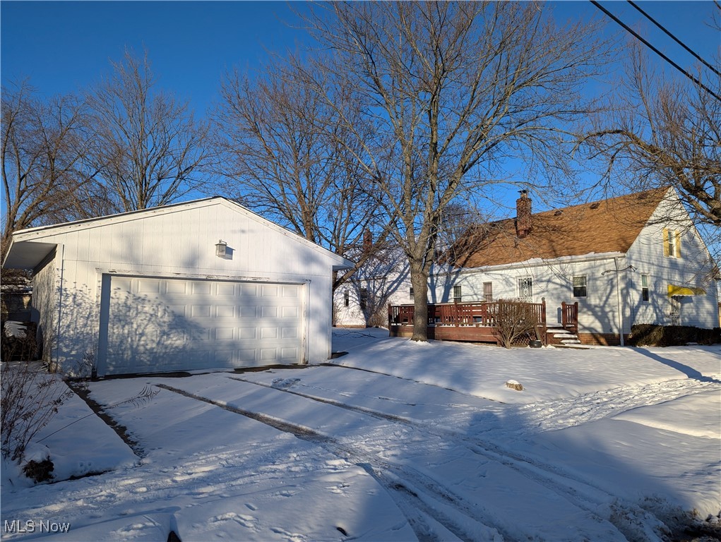 4128 East 186th Street Cleveland, OH 44122 - Photo 3 of 26 Rear home & garage