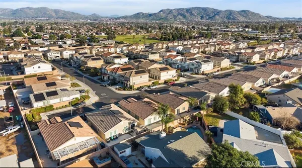 an aerial view of a city with lots of residential buildings