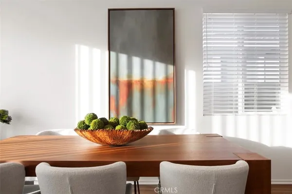 a room with a table and chair