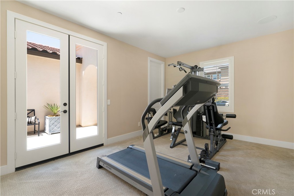 12237 Cortona Place Riverside, CA 92503 - Photo 40 of 60 a view of a room with gym equipment