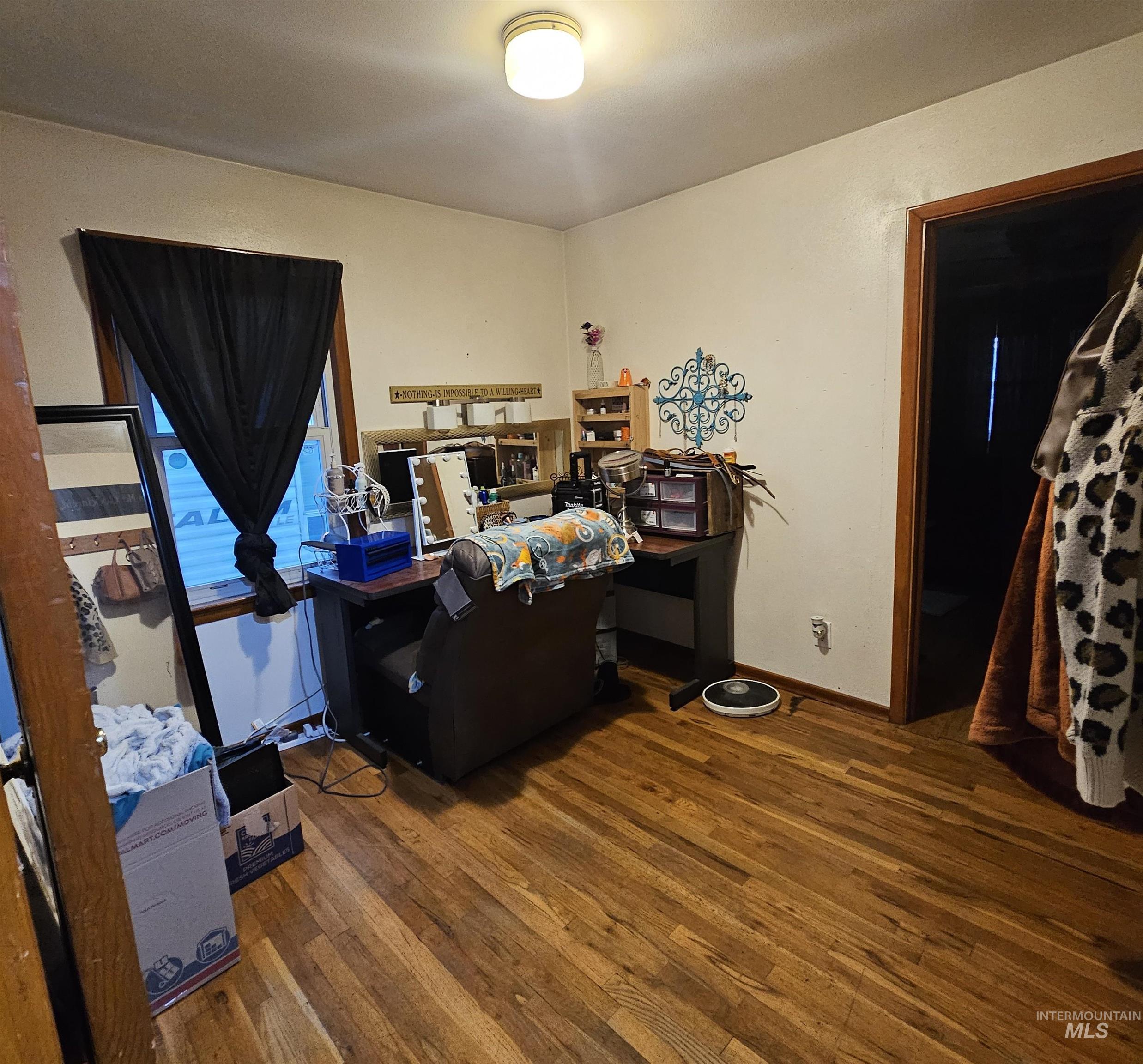 616 12th Street Clarkston, WA 99403 - Photo 10 of 24 Office featuring dark wood-style flooring and baseboards