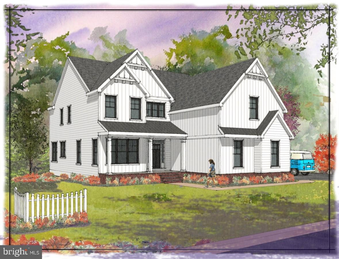 918 Croton Road Wayne, PA 19087 - Photo 1 of 35 Brick Front Rendering