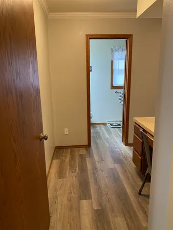 wooden floor in a gallery