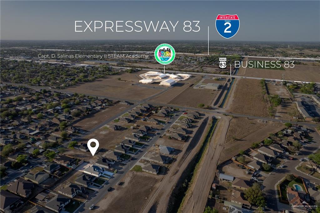 427 Serg Loop Alamo, TX 78516 - Photo 2 of 8 Aerial perspective of suburban area