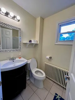 a bathroom with a sink and a toilet