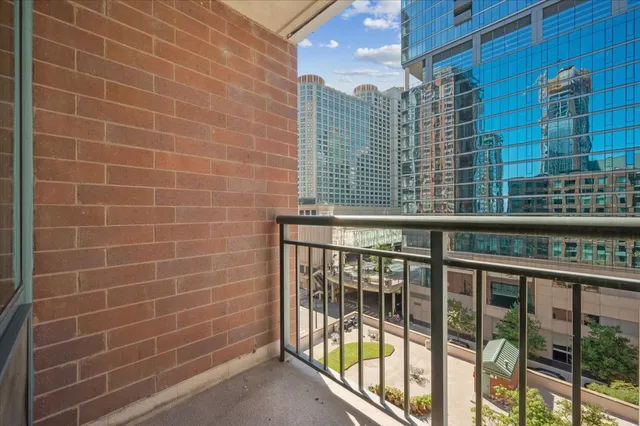 a view of balcony with window
