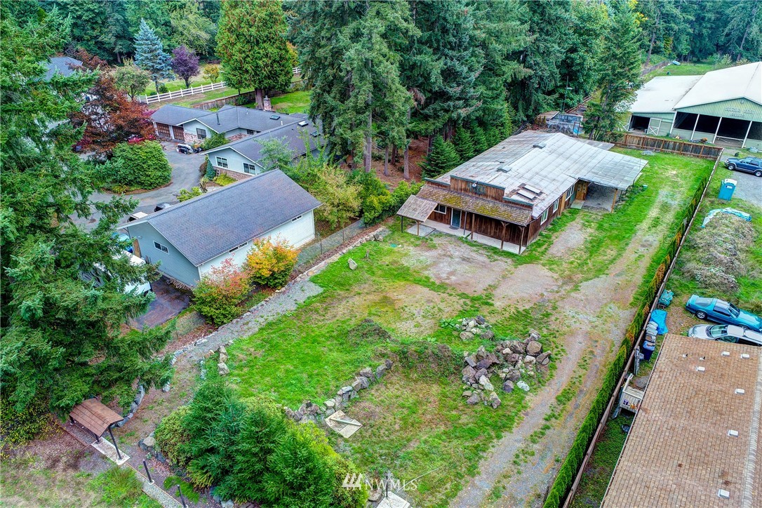 23507 49th Avenue Southeast Bothell, WA 98021 - Photo 22 of 25 an aerial view of a house with a garden