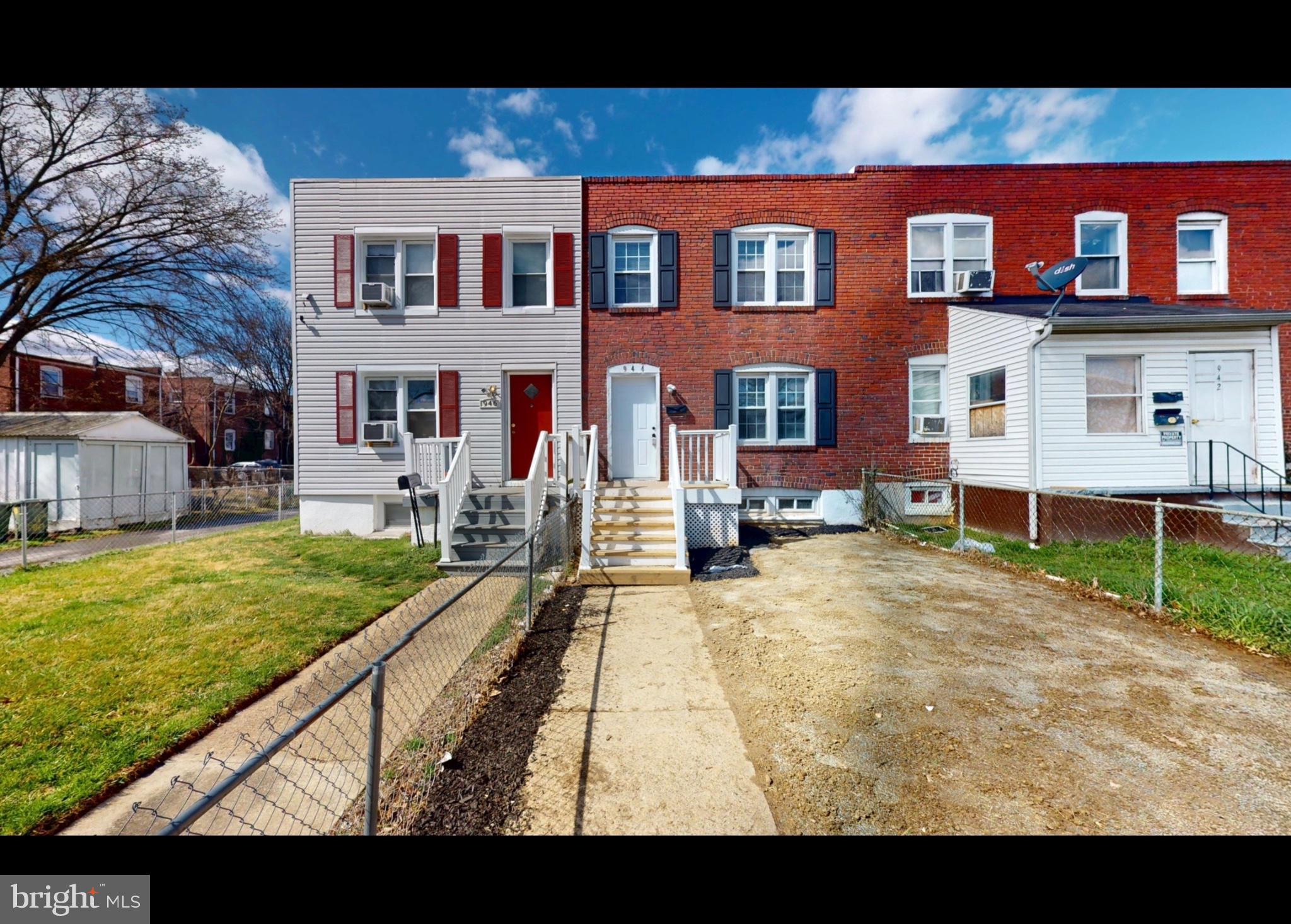 944 1st Street Brooklyn, MD 21225 - Photo 1 of 17 Charming duplex with inviting entrance.