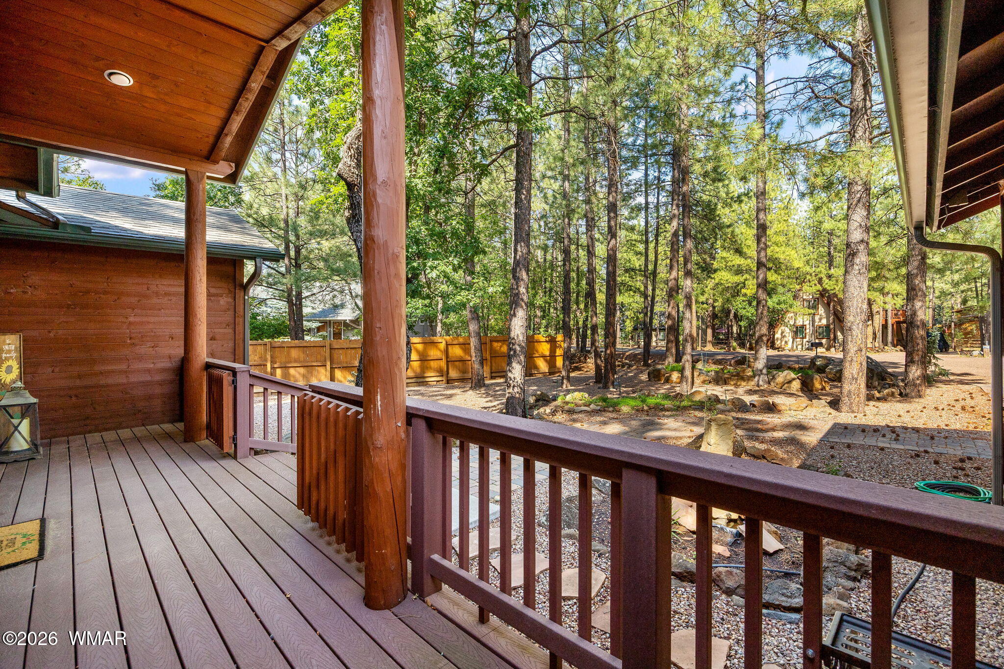 6735 Sunset Trail Pinetop, AZ 85935 - Photo 5 of 33 a view of a balcony with wooden floor