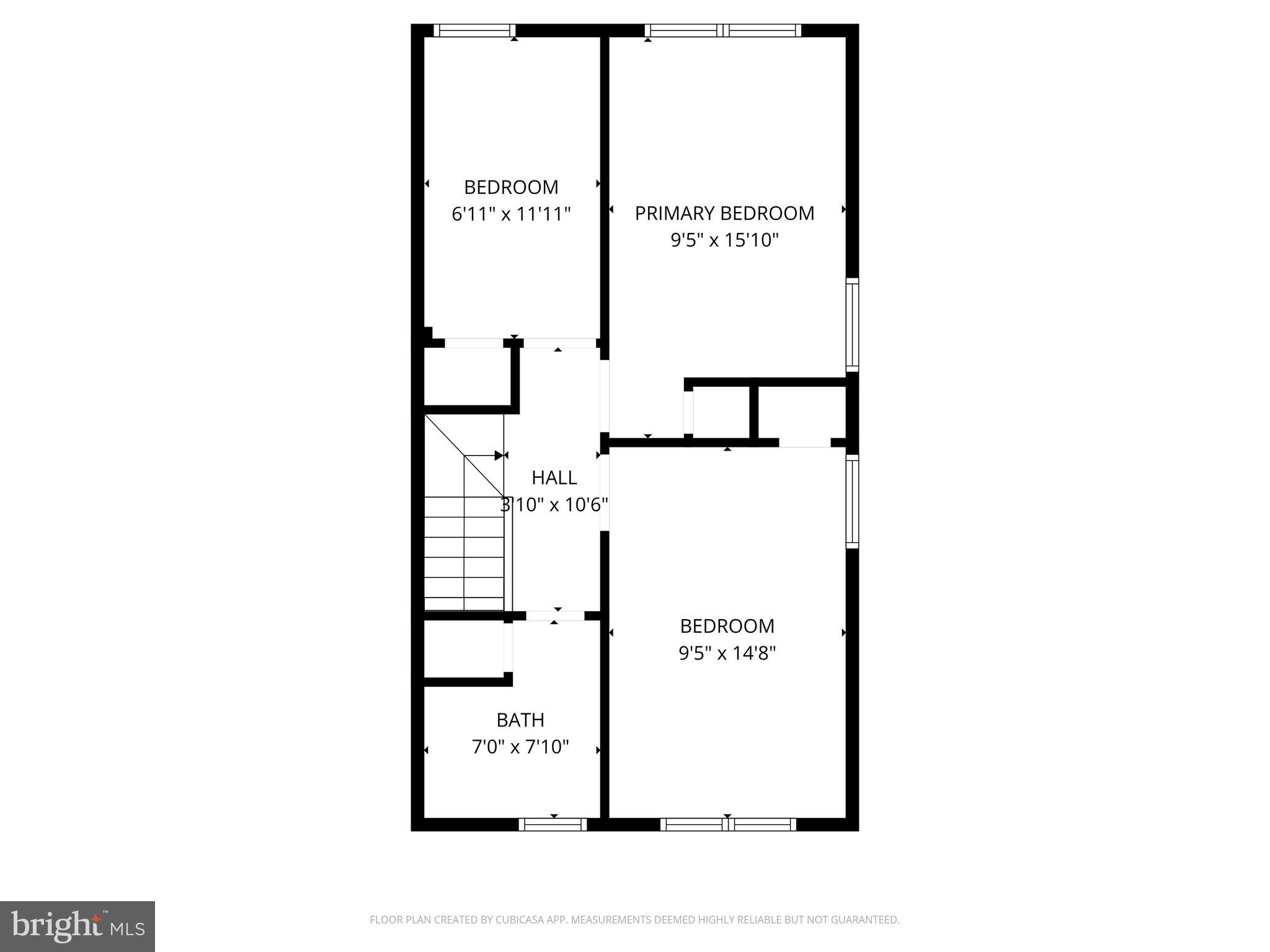 201 Ridge Avenue Towson, MD 21286 - Photo 38 of 40 Upper level layout