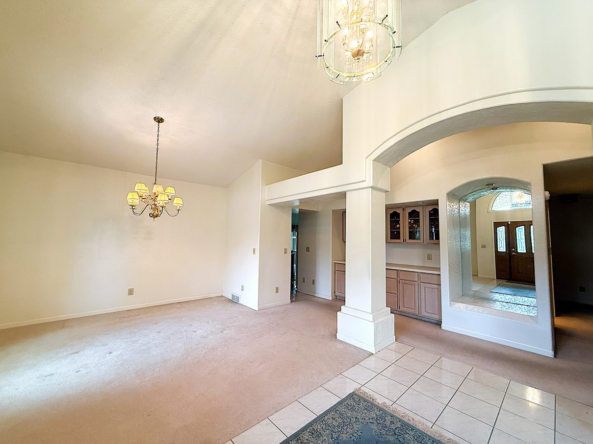 132 Fox Trot Dixon, IL 61021 - Photo 6 of 42 a view of an entryway with a chandelier