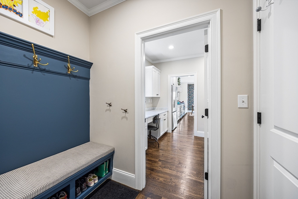 48 Hillcrest Road Waltham, MA 02451 - Photo 14 of 42 a view of a hallway with interior of the house