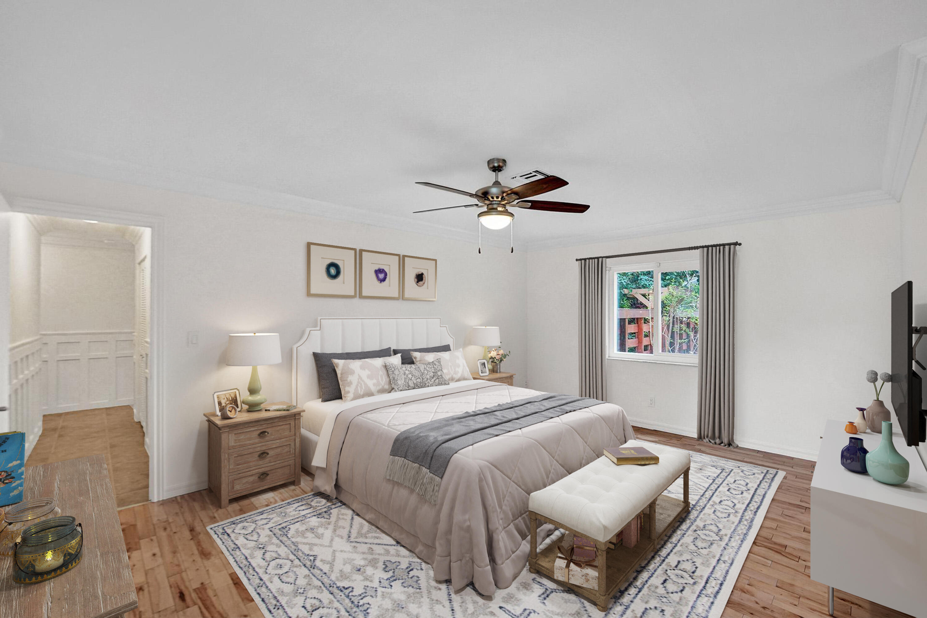 2941 Northwest 24th Way Boca Raton, FL 33431 - Photo 27 of 53 a bedroom with a bed and a couch