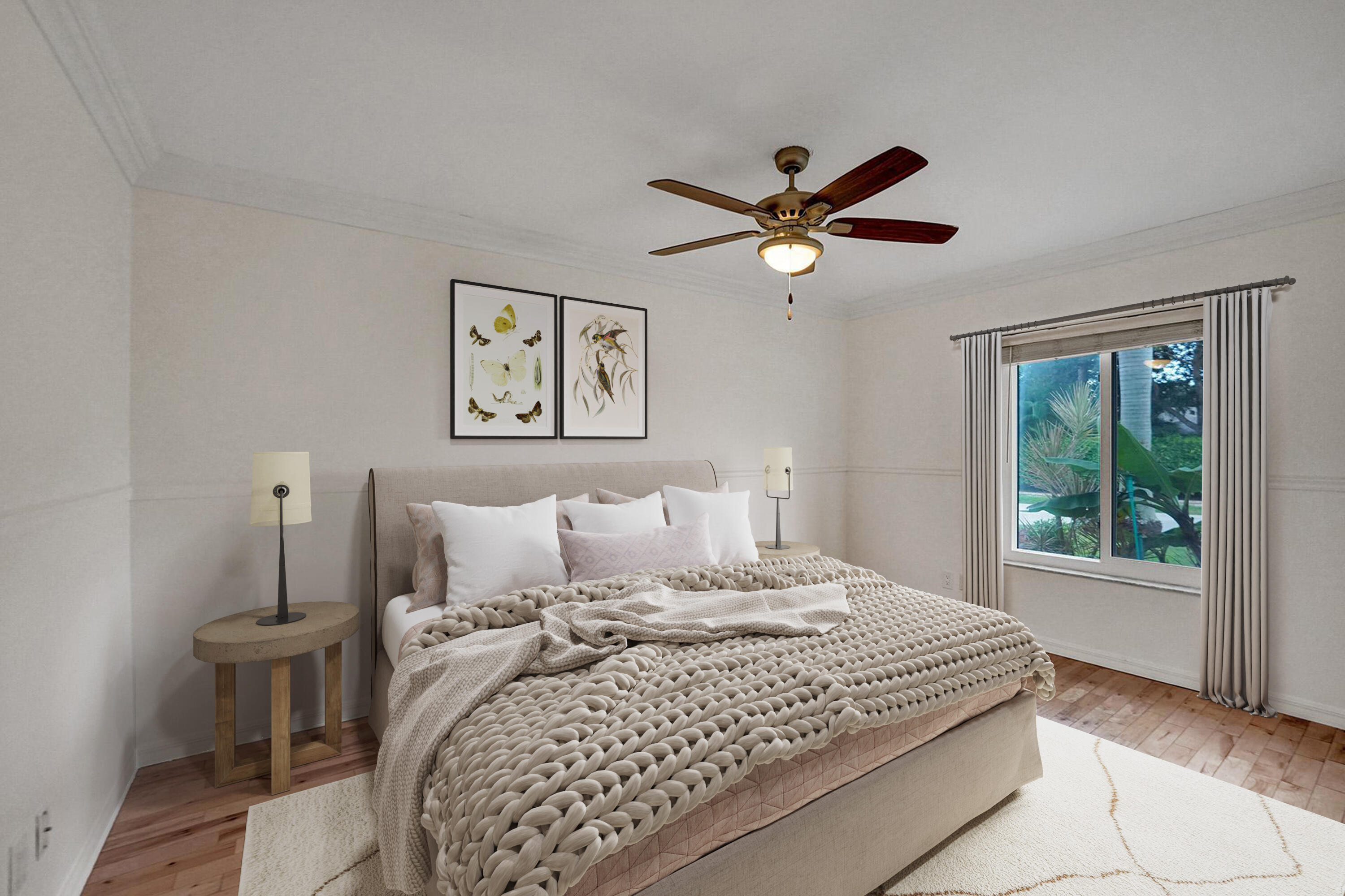 2941 Northwest 24th Way Boca Raton, FL 33431 - Photo 41 of 53 a bedroom with a large bed and a window