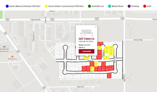 $335,000 | 1117 Cassy Lane, Chilton, WI 53014