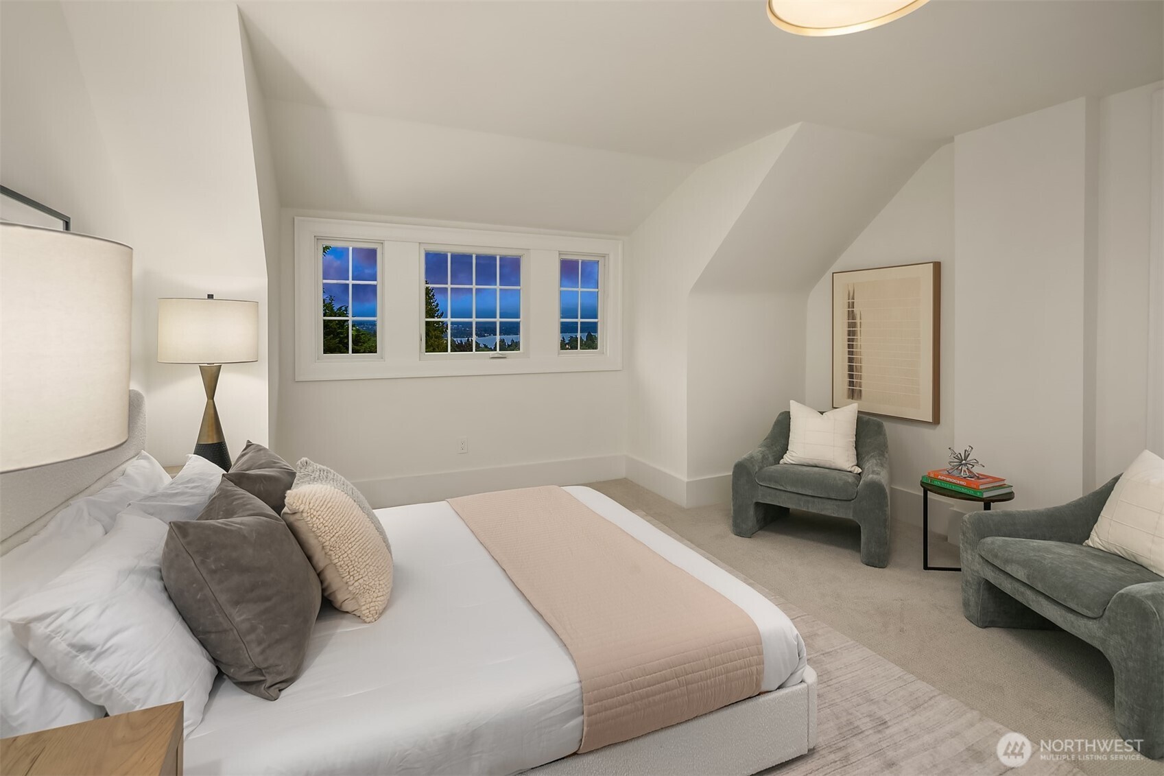 740 22nd Avenue East Seattle, WA 98112 - Photo 27 of 40 a bedroom with bed and a couch