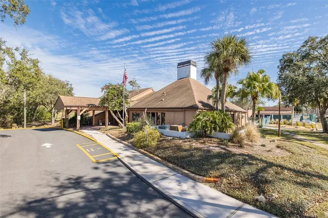 a car parked in front of a building