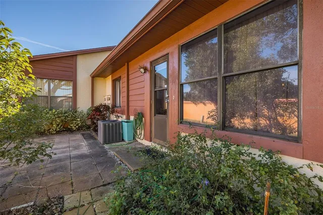 a front view of a building with street view