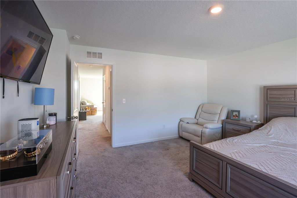 2240 Hemingway Circle Groveland, FL 34736 - Photo 29 of 34 a bedroom with bed and a tv