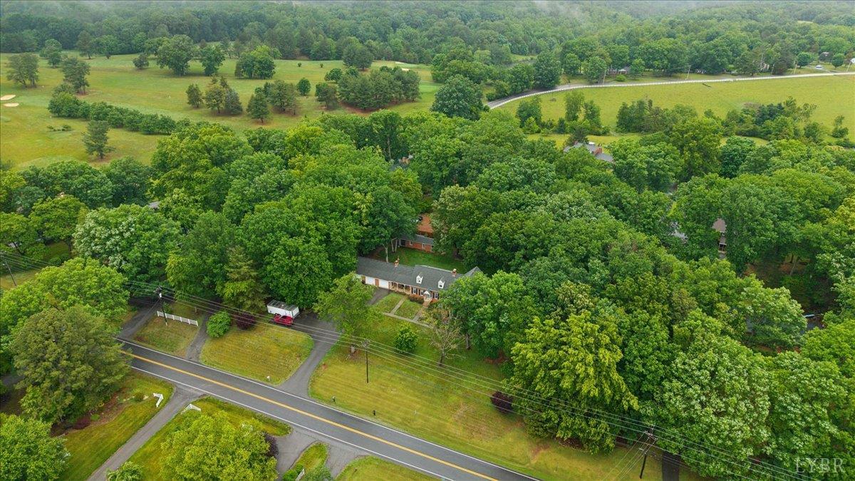 3289 Peaks Road Bedford, VA 24523 - Photo 67 of 71 an aerial view of residential houses with outdoor space and swimming pool