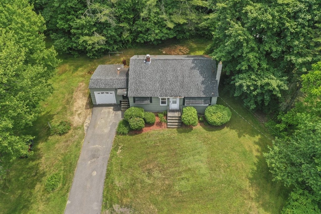 49 Winchendon Road Baldwinville, MA 01436 - Photo 4 of 33 an aerial view of a house with swimming pool and garden