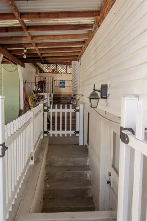 a view of a storage room