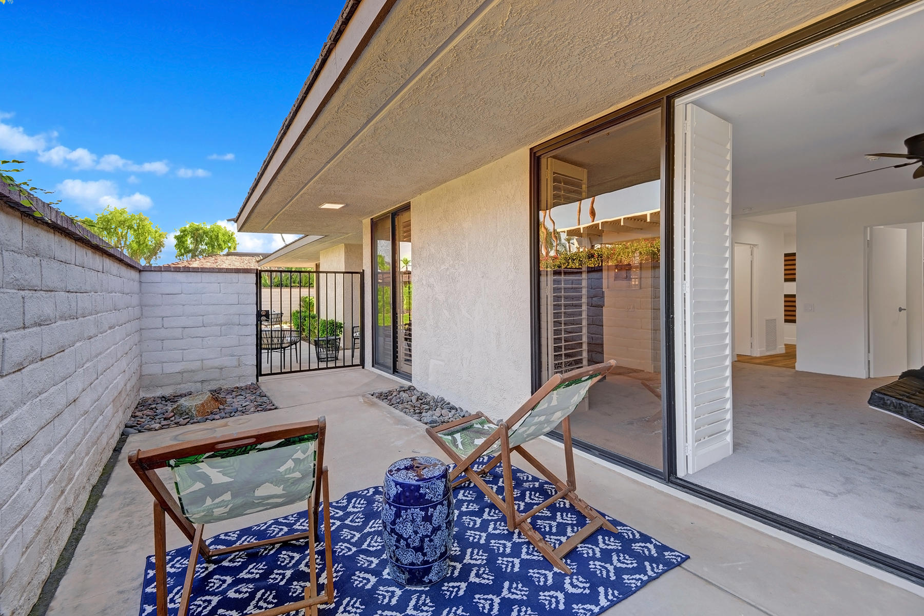 34 Duke Drive Rancho Mirage, CA 92270 - Photo 28 of 32 a view of two chairs in the balcony