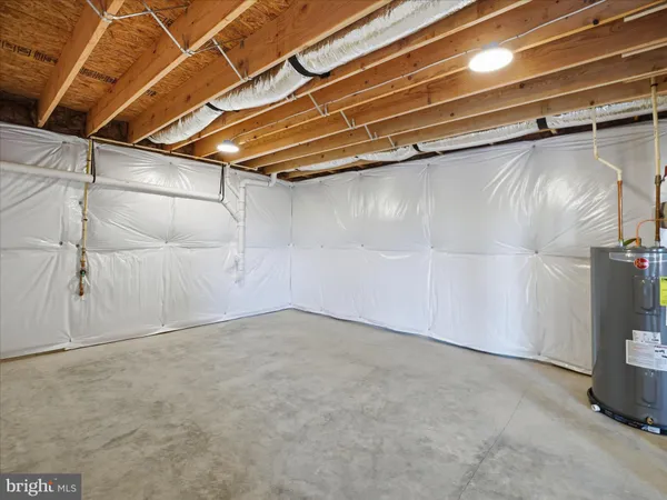 a view of a room with racks