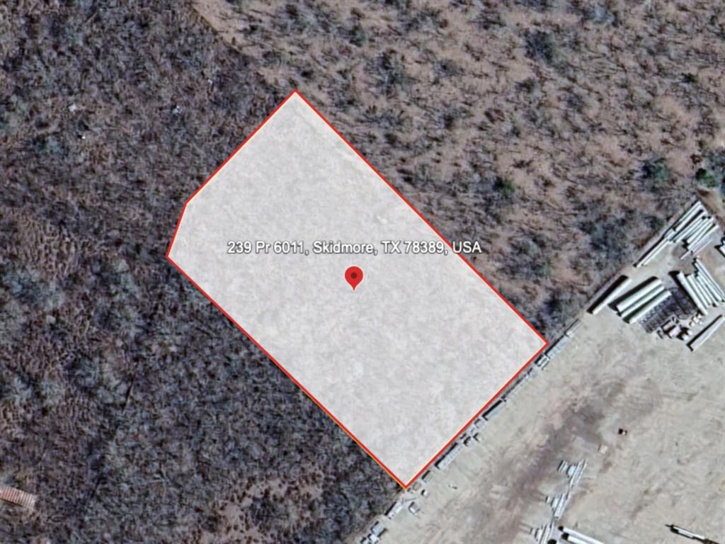 239 Private Road, Unit 6011 Skidmore, TX 78389 - Photo 5 of 6 Map / location with property boundaries highlighted