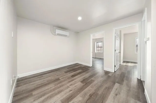wooden floor in an empty room