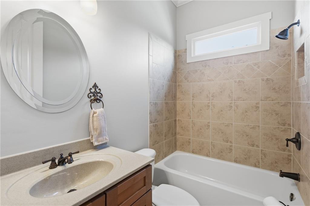 4340 Silent Path Cumming, GA 30028 - Photo 21 of 47 a bathroom with a sink and a mirror