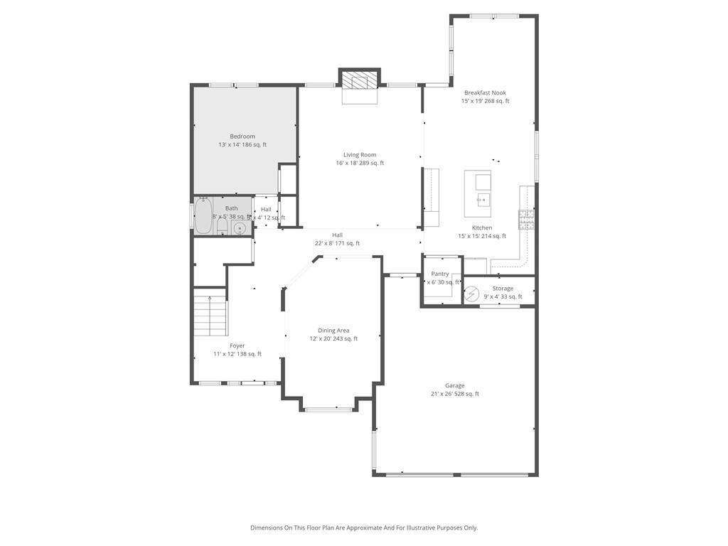4340 Silent Path Cumming, GA 30028 - Photo 46 of 47 a picture of floor plan