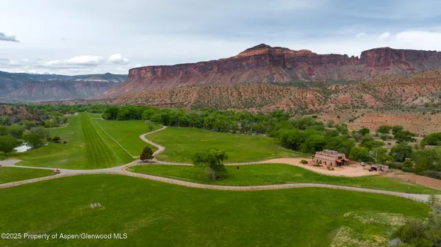 a view of a lake in middle of the town