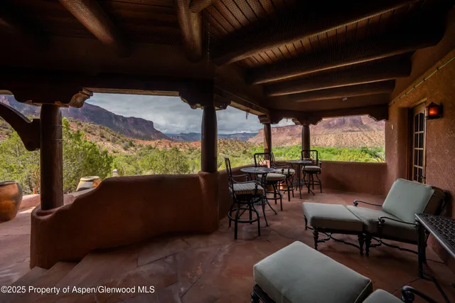 a view of a lush green field