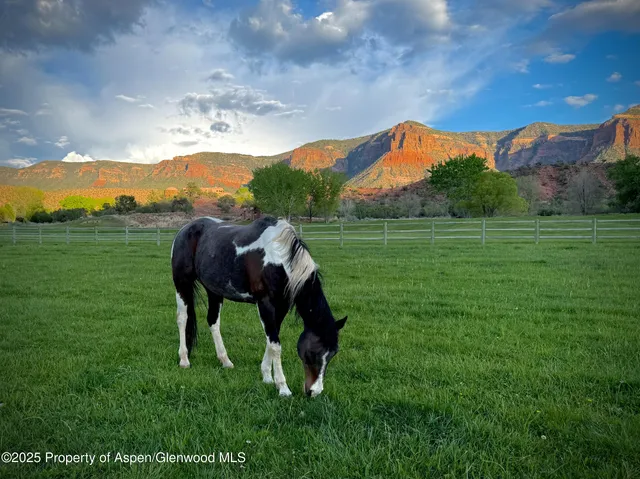 a view of a lake with a building in the background