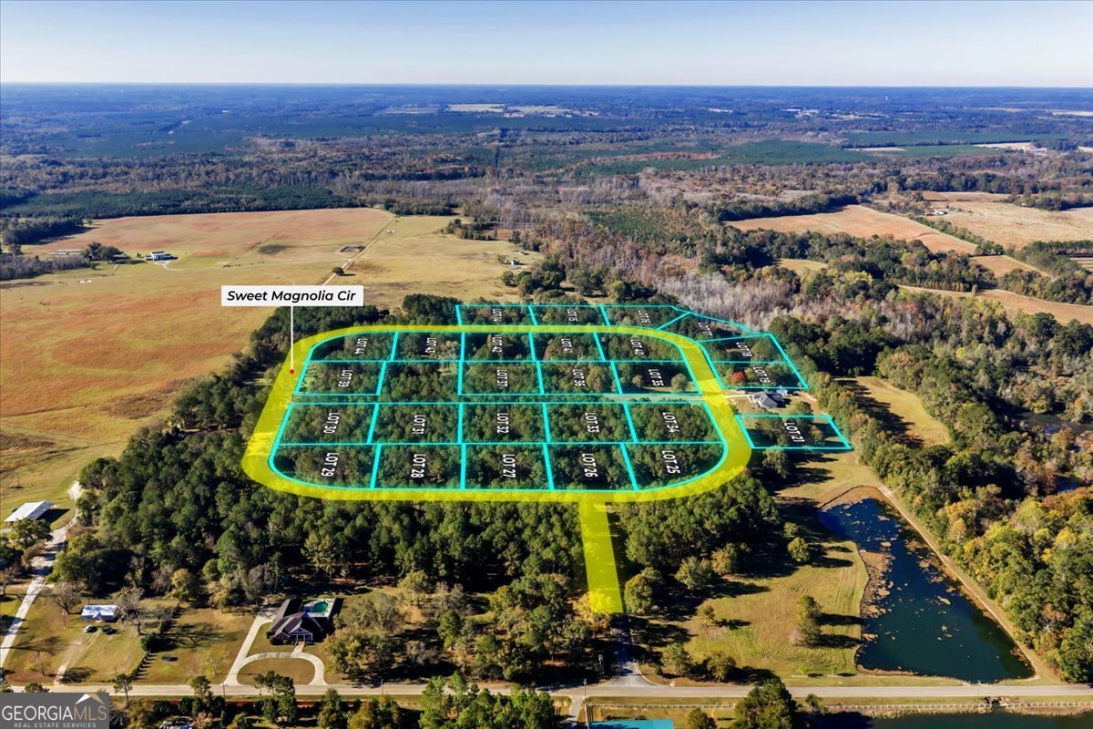 Lot 43 Sweet Magnolia Circle Dublin, GA 31021 - Photo 22 of 23 an aerial view of multiple house
