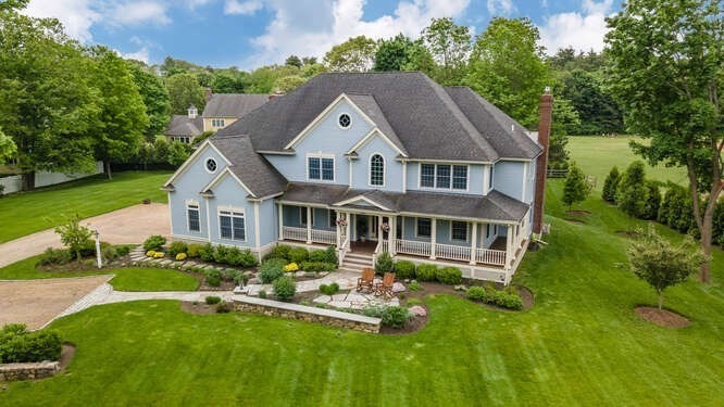 343 Bay Road Hamilton, MA 01982 - Photo 2 of 34 a aerial view of a house with swimming pool yard and patio