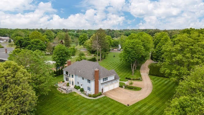 343 Bay Road Hamilton, MA 01982 - Photo 5 of 34 an aerial view of a house