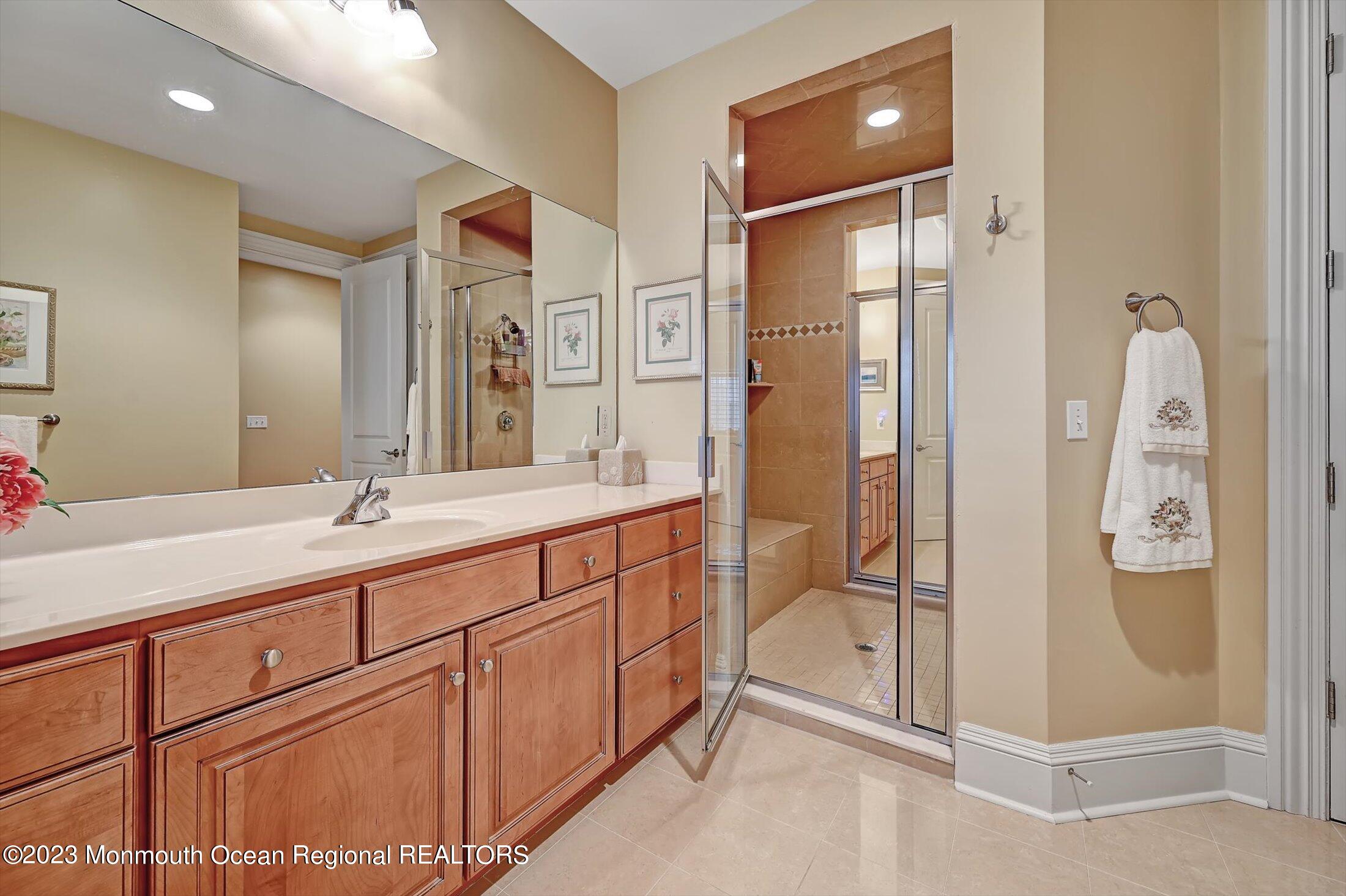 232 Oval Road Manasquan, NJ 08736 - Photo 29 of 56 29-primary bath with double entrance sho