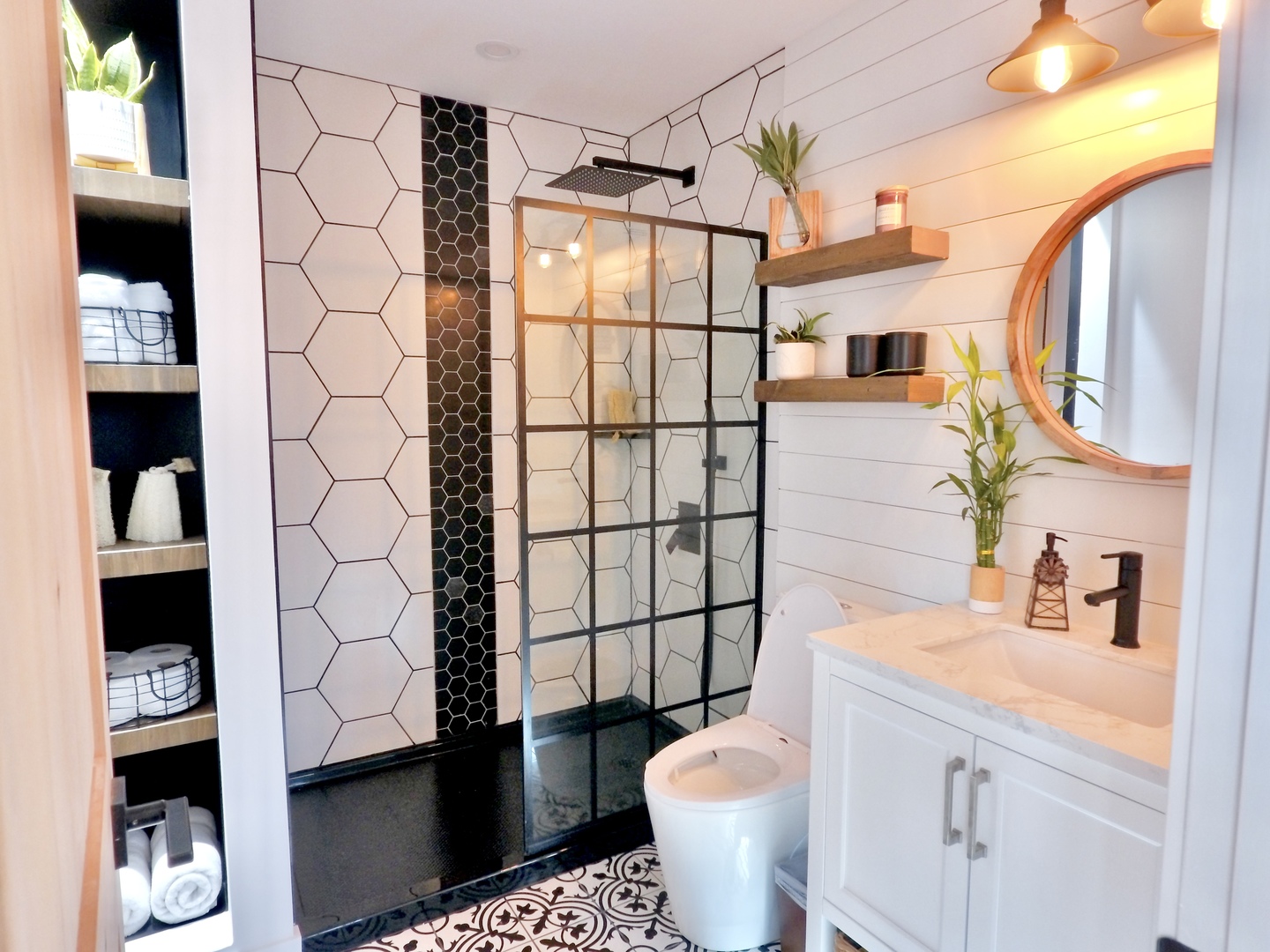 1407 Canyon Run Road Naperville, IL 60565 - Photo 12 of 22 a bathroom with a sink toilet and shower