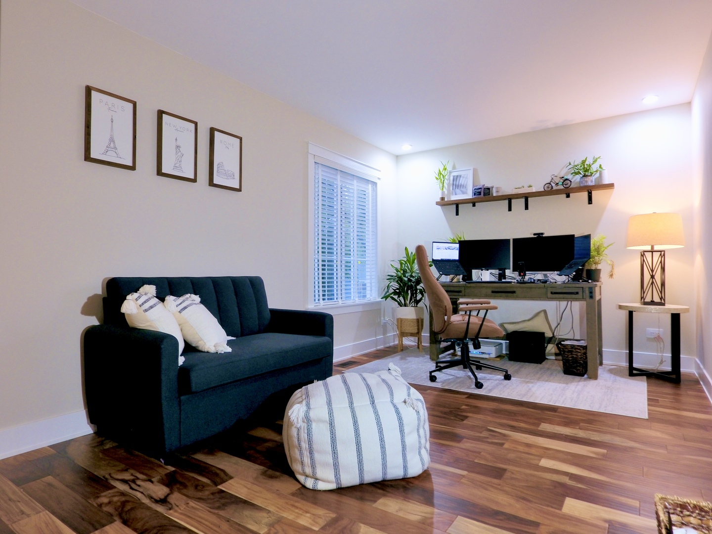 1407 Canyon Run Road Naperville, IL 60565 - Photo 18 of 22 a living room with furniture and a flat screen tv