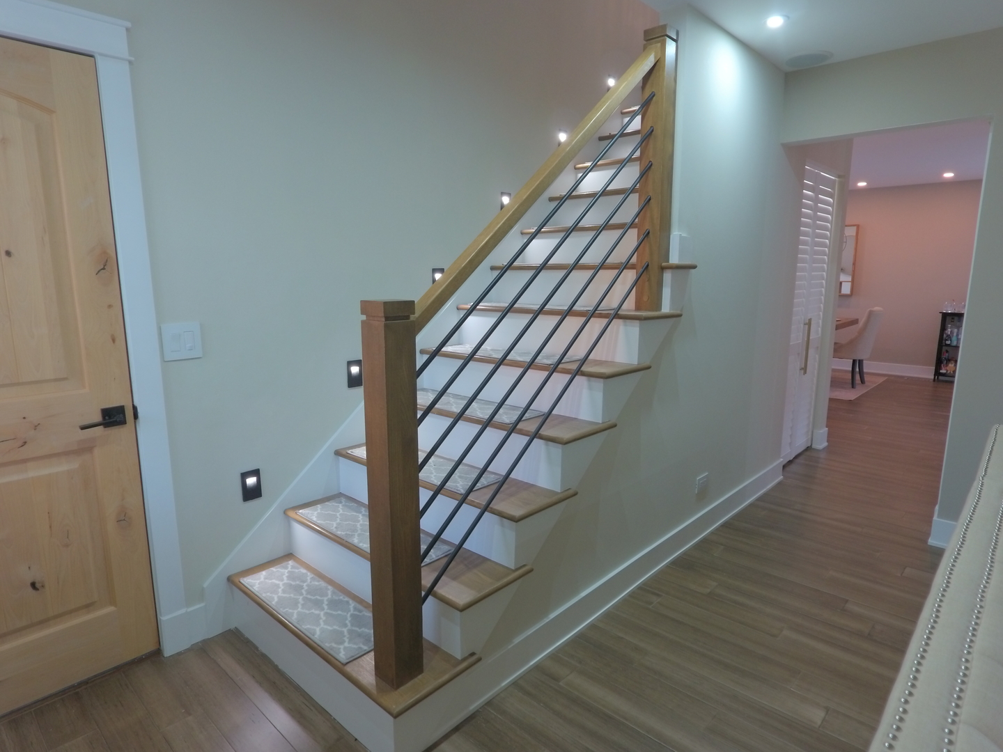 1407 Canyon Run Road Naperville, IL 60565 - Photo 10 of 22 a view of entryway bedroom and hall with wooden floor