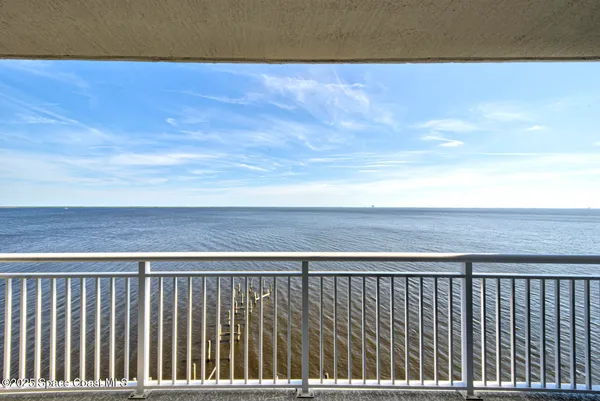 a view of a balcony
