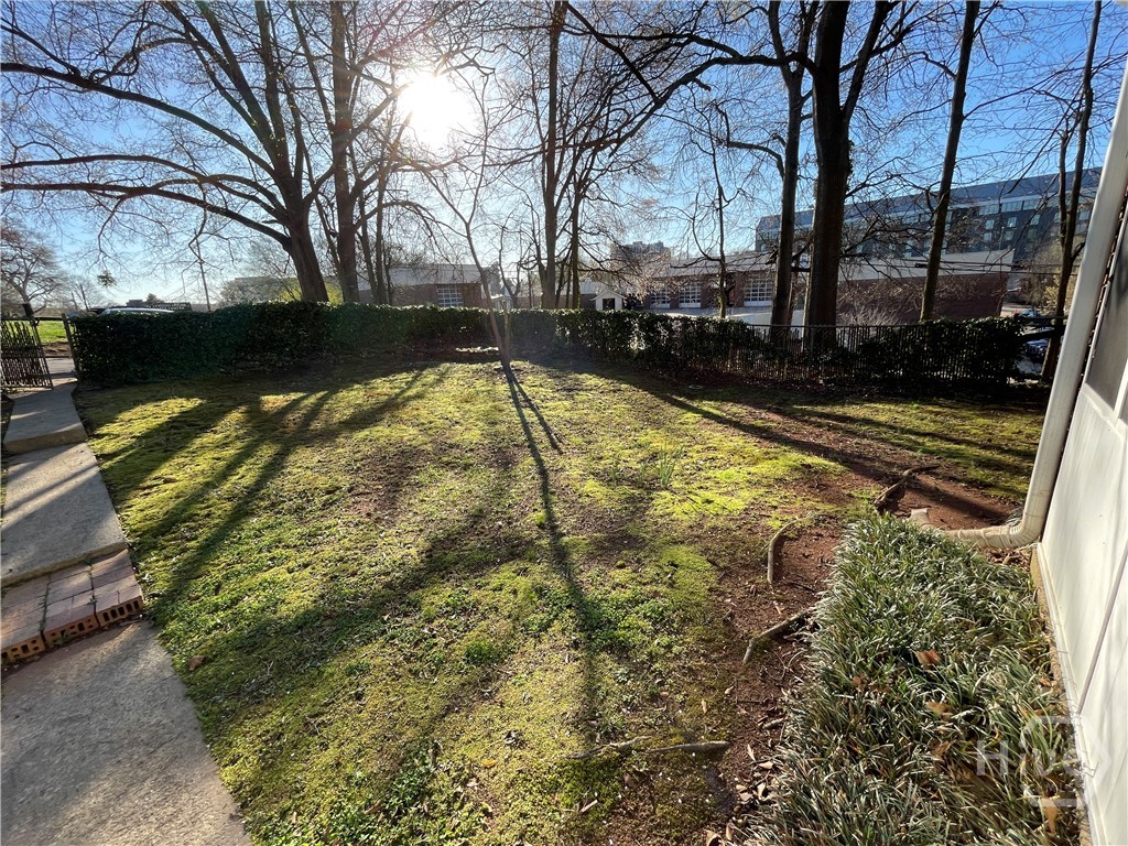 800 College Avenue Athens, GA 30601 - Photo 55 of 63 back yard view toward firestation