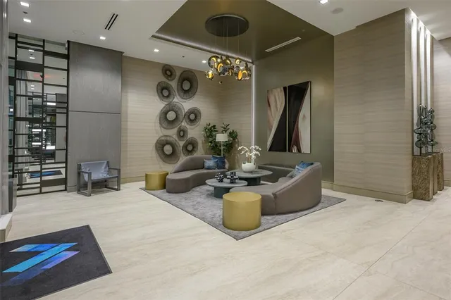 a view of an ocean and city