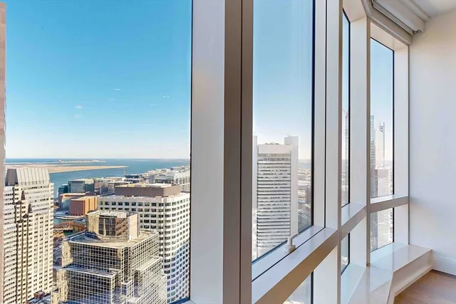 a view of balcony with city view